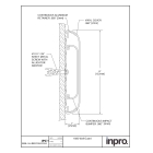 Nástenný nárazník, nástenné zvodidlo Wall Guard 1600 – PVC-u, farba štandard podľa vzorkovníka, 152 mm × 3,66 m