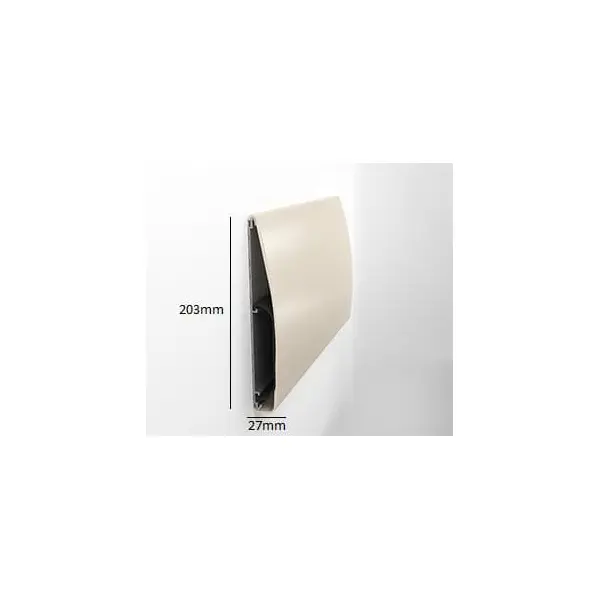 Nástenný nárazník, nástenné zvodidlo Wall Guard 1800 – PVC-u, farba štandard podľa vzorkovníka, 203 mm × 3,66 m