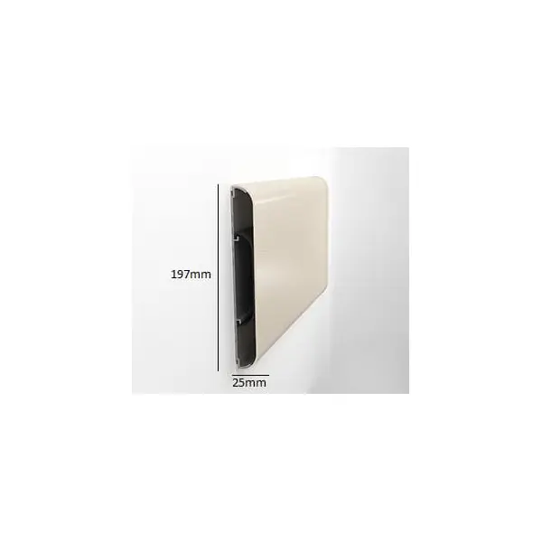 Nástenný nárazník, nástenné zvodidlo Wall Guard 700 – PVC-u, farba štandard podľa vzorkovníka, 197 mm × 3,66 m