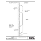 Nástenný nárazník, nástenné zvodidlo Wall Guard 700 – PVC-u, farba štandard podľa vzorkovníka, 197 mm × 3,66 m