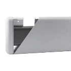 Nástenný nárazník, nástenné zvodidlo Wall Guard 700 – PVC-u, farba štandard podľa vzorkovníka, 197 mm × 3,66 m