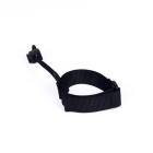 NLG Lanyard na zápästie na náradie s nastaviteľným obvodom 140-210 mm a nosnosťou 3 kg – nylon, čierna