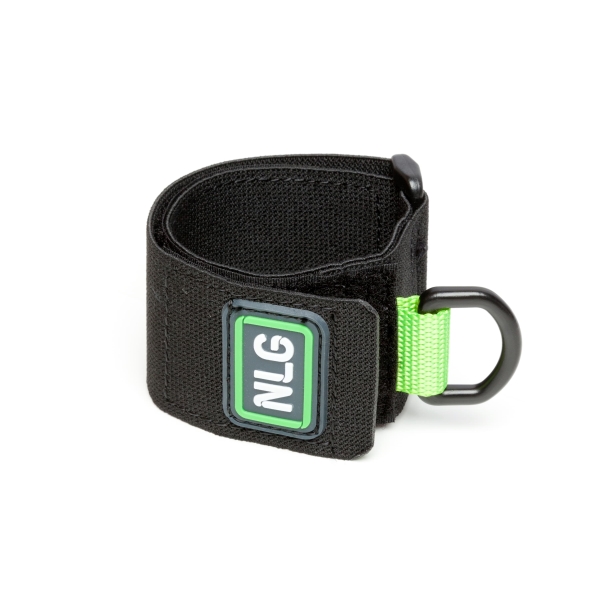 NLG Lanyard na zápästie pre náradie s nastaviteľným obvodom 140-210 mm – nylon, zeleno-čierna