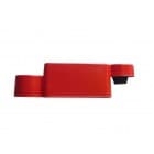 Obrubník z recyklovanej gumy Twist – žltá, 580 mm