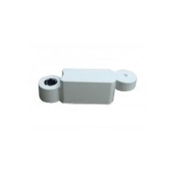 Obrubník z recyklovanej gumy Twist – žltá, 580 mm