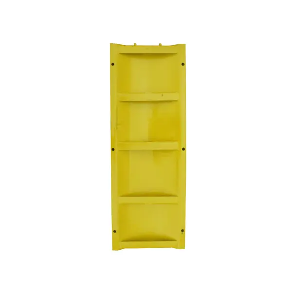 Oceľový retardér – káblový prejazd 25 km/h, 40 t – 1000×360×50 mm, žltá