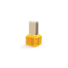 Ochrana stĺpov A-SAFE Flexishield Column Guard – žltá, v. 600 mm, 200×200 mm