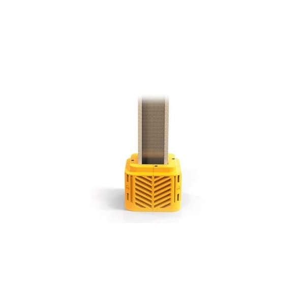 Ochrana stĺpov A-SAFE Flexishield Column Guard – žltá, v. 600 mm, 200×200 mm