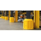 Ochrana stĺpov A-SAFE Flexishield Column Guard – žltá, v. 600 mm, 450×450 mm