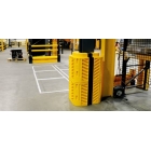 Ochrana stĺpov A-SAFE Flexishield Column Guard – žltá, v. 600 mm, 450×450 mm