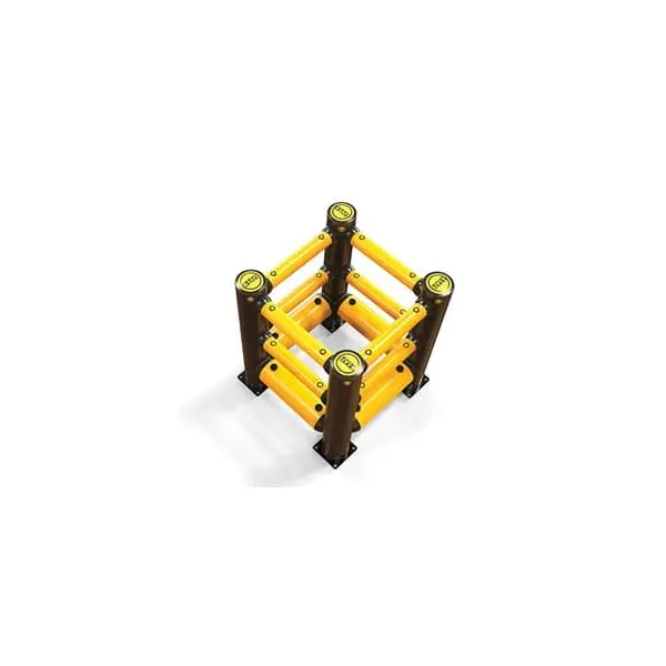 Ochrana stĺpov A-SAFE, iFlexRail Column Guard GroundLevel Plus – 0,8×1,4 m