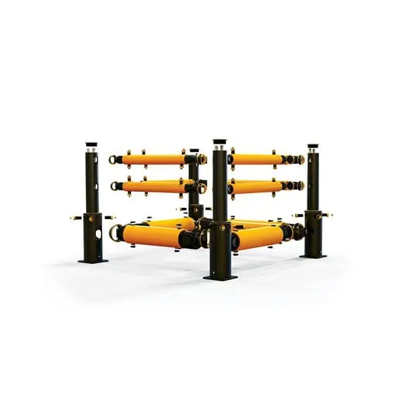 Ochrana stĺpov A-SAFE, iFlexRail Column Guard GroundLevel Plus – 0,8×1,4 m