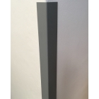 Ochranný rohový profil 90° – sivá, 65x65×3000 mm