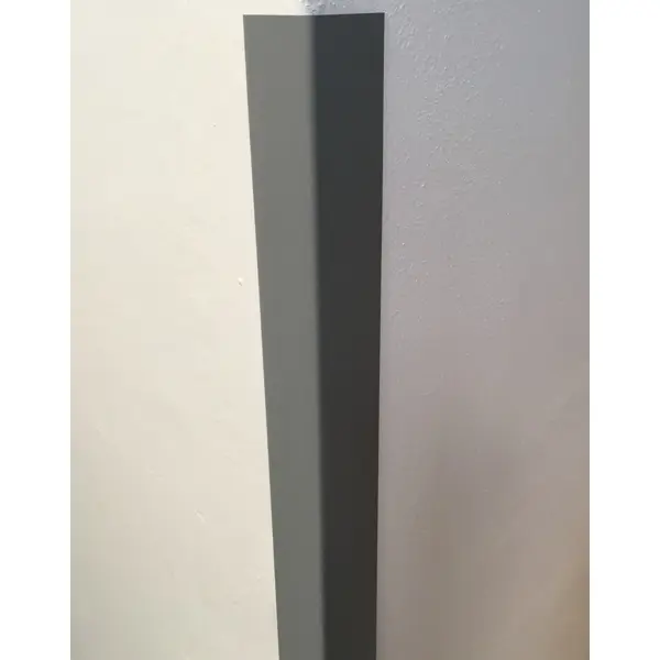 Ochranný rohový profil 90° – sivá, 65x65×3000 mm