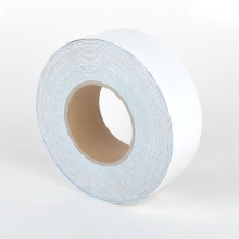 Odolná, ohybná podlahová páska s hladkým povrchom WT-5846 – PU, biela, 100 mm × 12,5 m