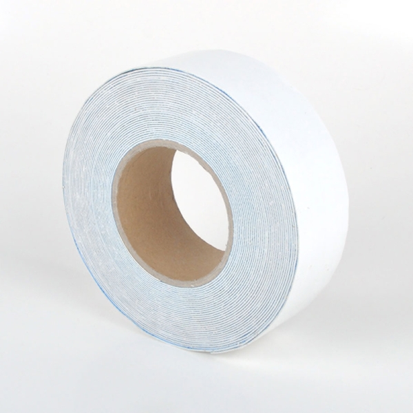Odolná, ohybná podlahová páska s hladkým povrchom WT-5846 – PU, biela, 50 mm × 12,5 m