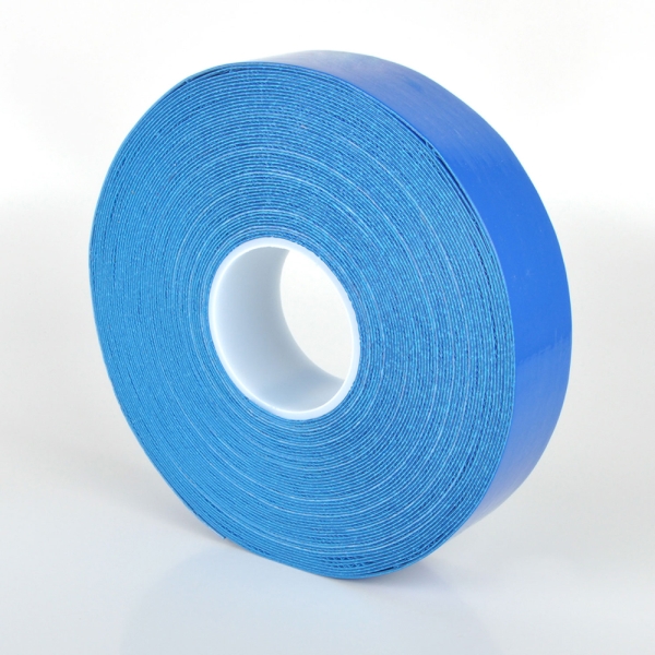Odolná, ohybná podlahová páska s hladkým povrchom WT-5846 – PU, modrá, 100 mm × 25 m