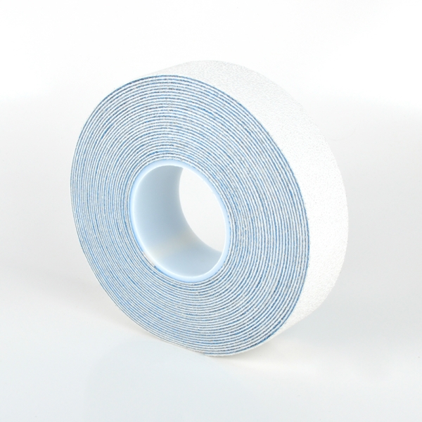 Odolná, ohybná podlahová páska s protišmykovým povrchom WT-5845 – PU, biela, 100 mm × 25 m