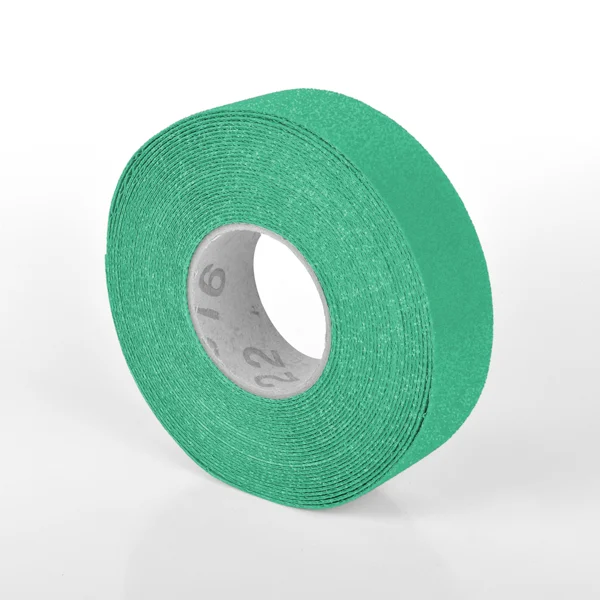 Odolná, ohybná podlahová páska s protišmykovým povrchom WT-5845 – PU, zelená, 75 mm × 12,5 m