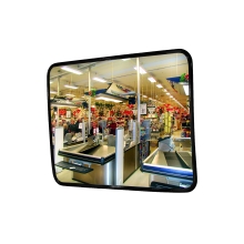 Odolné pozorovacie priemyslové zrkadlo Premium – nerez, 60×80 cm