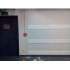Okopová doska WallProtec Hygienic so skosenou hranou – plast, biela/mliečna, 2000×195 mm (2×/2×)