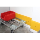 Okopová doska WallProtec Premium so skosenou hranou – plast, žltá, 2000×195 mm (2×/2×)