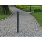 Ozdobný stĺpik SIMPLE – kov, 920 mm, pevný s doskou
