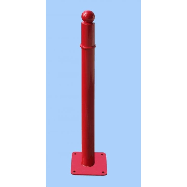 Ozdobný stĺpik SIMPLE – kov, 920 mm, pevný s doskou