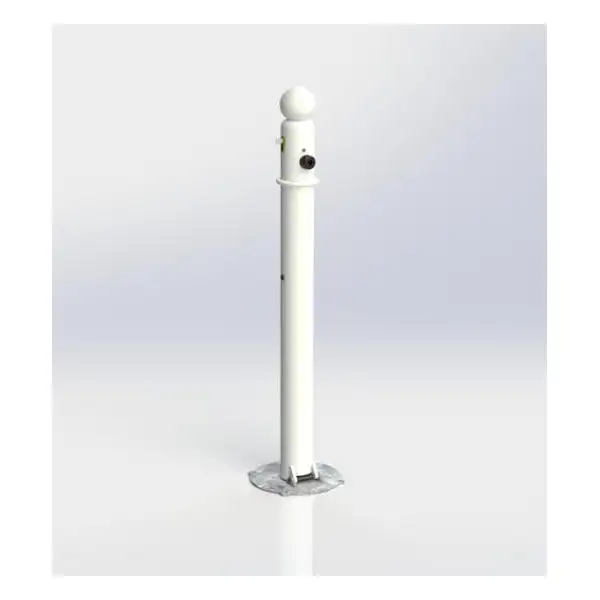 Ozdobný stĺpik SIMPLE – kov, 920 mm, sklopný
