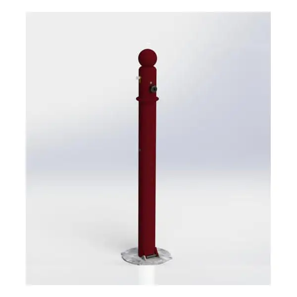 Ozdobný stĺpik SIMPLE – kov, 920 mm, sklopný