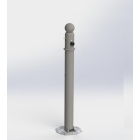 Ozdobný stĺpik SIMPLE – kov, 920 mm, sklopný