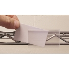 Papierové vkladacie štítky pre samolepiace a magnetické držiaky – 25×80 mm, balenie 100 ks