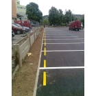 Parkovací doraz pneumatík osobných automobilov WheelStop Economic – žltá, bez kotiev, 780×60×80 mm