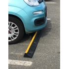Parkovací doraz pre osobné automobily a dodávky WheelStop 1000 – 1000×140×80 mm, žlto-čierna