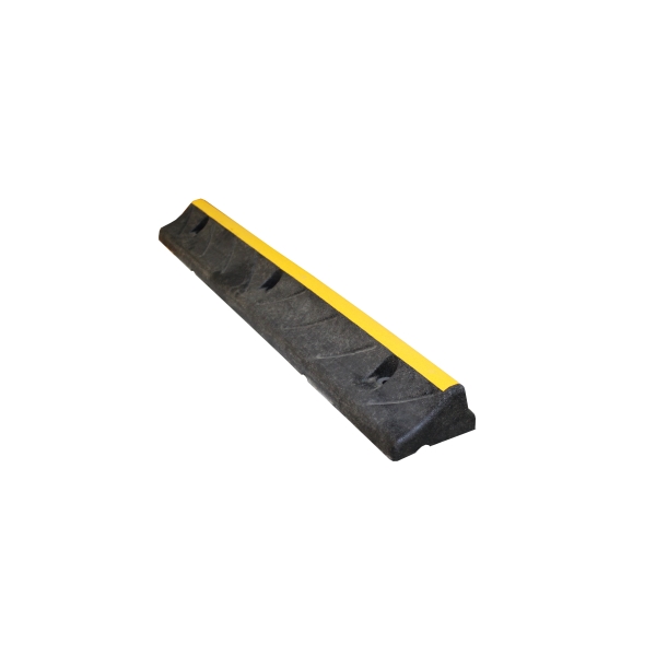 Parkovací doraz pre osobné automobily a dodávky WheelStop 1000 – 1000×140×80 mm, žlto-čierna