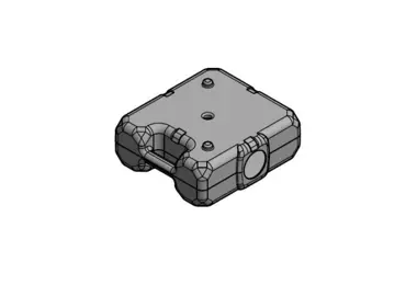 Pätka stĺpikov pre hlinikové zábradlie VarioRail ALU Stabil 24