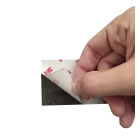 Penový nástenný ochranný samolepiaci profil SoftBumpers – 5000×300 mm, červeno-bielo-sivá