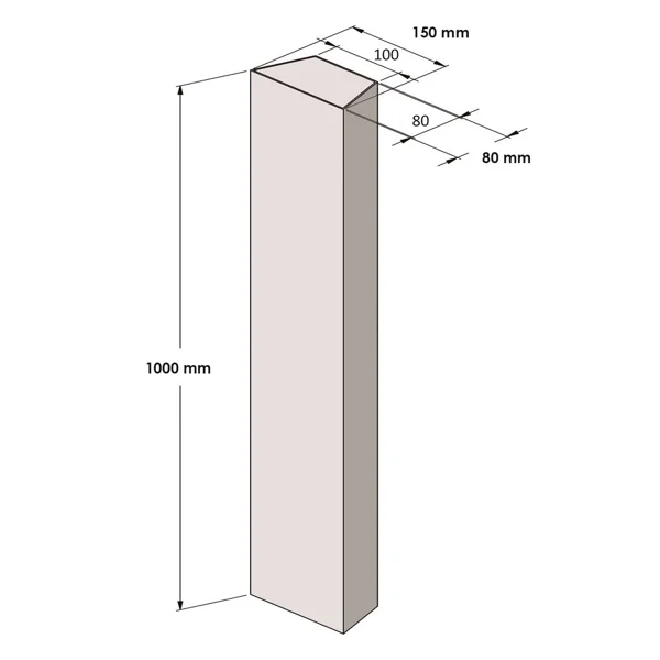 Penový ochranný samolepiaci profil SoftBumpers, 1000×80 mm, žlto-čierna