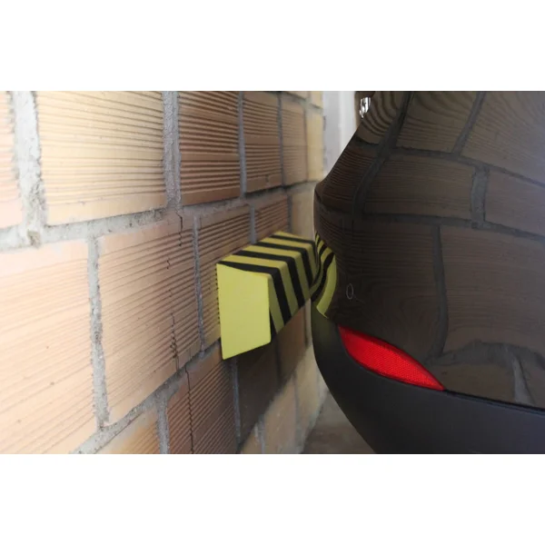 Penový ochranný samolepiaci profil SoftBumpers, 1000×80 mm, žlto-čierna