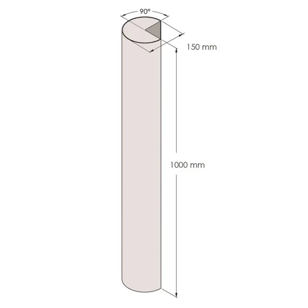 Penový ochranný samolepiaci rohový profil SoftBumpers, tvar 