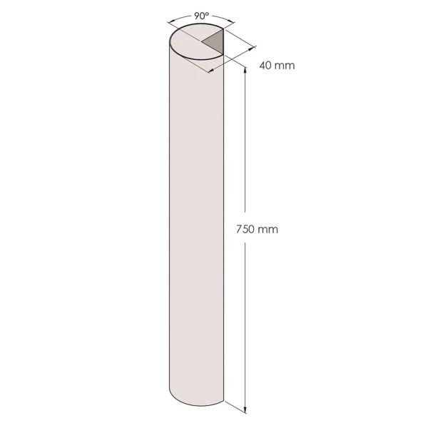 Penový ochranný samolepiaci rohový profil SoftBumpers, tvar 