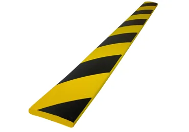 Penový ochranný varovný samolepiaci profil, regálový, červeno-bielá[SK]