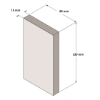 Penový ochranný varovný samolepiaci profil SoftBumpers – 350×80 mm, žlto-čierna
