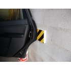 Penový ochranný varovný samolepiaci profil SoftBumpers – 350×80 mm, žlto-čierna