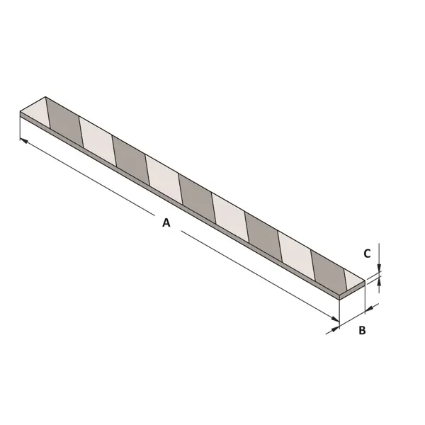 Penový ochranný varovný samolepiaci profil SoftBumpers – 5000×60 mm, červeno-biela