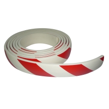 Penový ochranný varovný samolepiaci profil SoftBumpers – 5000×60 mm, červeno-biela
