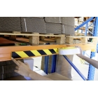 Penový ochranný varovný samolepiaci profil SoftBumpers – 5000×60 mm žlto-čierna