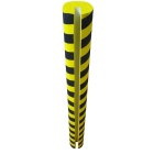 Penový ochranný varovný samolepiaci profil SoftBumpers pre oceľové nosníky – 980 × pr.100 mm, žlto-čierna