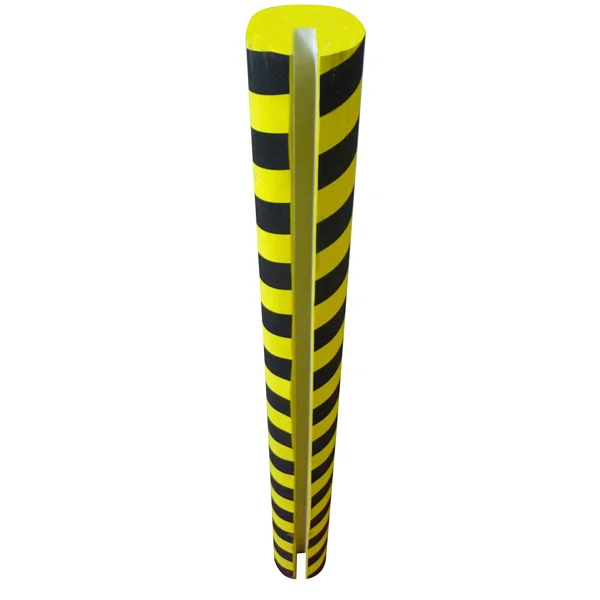 Penový ochranný varovný samolepiaci profil SoftBumpers pre oceľové nosníky – 980 × pr. 100 mm, žlto-čierna