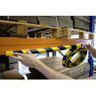 Penový ochranný varovný samolepiaci rohový profil SoftBumpers – 5000×30 mm, žlto-čierna